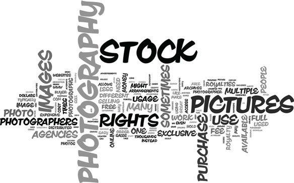stock photography word cloud